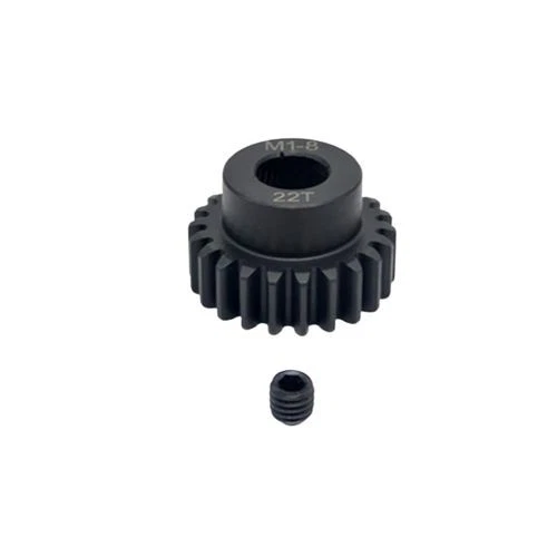 SpeedTek RC Heavy Duty Hardened Steel Mod 1 Pinion Gear (8mm Bore)-22T - Image 1 of 1