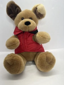 Build a Bear Plush Puppy Dog 11” Brown Tan Floppy Ear Stuffed Animal BAB BABW - Picture 1 of 12