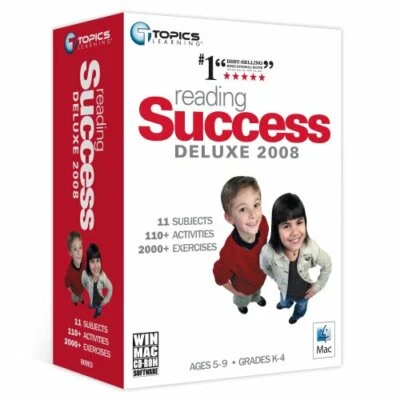 Reading Success Deluxe 2008 - Ages 5-9, Grades K-4, 11 Subjects GREAT PRICE! - Image 1 of 2