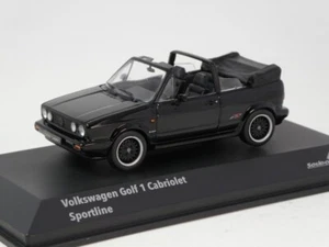 Solido Volkswagen Golf 1 Cabriolet Sportline black 1992 1/43 S4315802 - Foto 1 di 4
