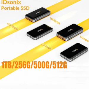 Unidad de estado sólido externa USB C SSD portátil extrema IDsonix 256/500/512 GB/1 TB - Imagen 1 de 14