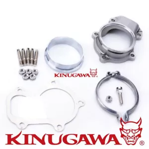 Kinugawa Turbo Dump Pipe Flange 5 Bolt to 3" V-band Fit Ford XR6 FALCON BA/BF FG - Picture 1 of 2