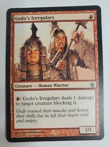 MTG Magic The Gathering Card Godo's Irregulars Creature Human Warrior Red Kamiga - Picture 1 of 2