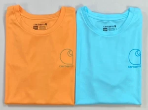 Boy's Youth Carhartt Force Sun Defender Short Sleeve Swim Sun Shirt NEW - Picture 1 of 5
