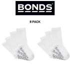 Bonds Kids Logo Light Crew Sock Soft Cotton Mesh Cooling 8 Pack Rxvj4n