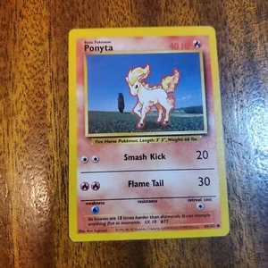 1999 POKEMON 1ST EDITION PONYTA Base Set 60/102 Card - Picture 1 of 2
