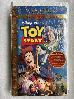 Toy Story (VHS, Disney Gold Collection) NEW SEALED w Clamshell Case Wear/Fraying - Image 1 of 4
