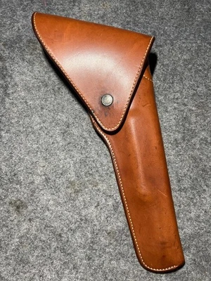 Bianchi #16L Large Single Action Brown Leather Flap Holster - Image 1 of 4