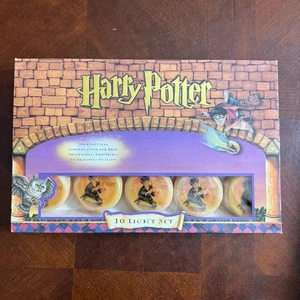 Harry Potter String Lights Kurt Adler 2000 WB Vintage Box 10 Globe Set - Picture 1 of 9