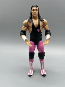 Bret Hitman Hart WWE Mattel Elite Wrestlemania 41 Series Wrestling Figure - Foto 1 di 2