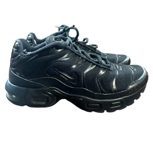 Nike Air Max Plus Zapatos para Niños Pequeños (CD0610-001, Negro/Negro-Negro) Talla 3Y - Imagen 1 de 24