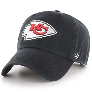 Kansas City Chiefs '47 Clean Up NFL Cappello Regolabile - Nero - Foto 1 di 2