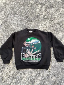 Vintage 1997 Philadelphia Eagles Youth Crewneck Sweatshirt Sz 8 - Picture 1 of 5
