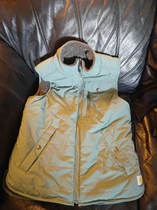 Carhartt Sherpa gefütterte Arbeitsweste Washed Duck Small Petite - Bild 1 von 7