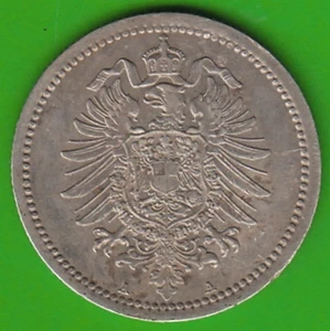 Coin Silver Empire 50 Pfennig 1876 A Better Than Very Nice nswleipzig - Picture 1 of 3