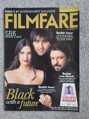 Filmfare Sep 2007 Magazine - Sanjay Leela Bhansali Ranbir Kapoor Sonam Shahrukh - Image 1 of 4