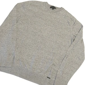 Express melierter grau schwarz gesprenkelter Baumwollpullover Strickpullover Herren Gr. M - Bild 1 von 8