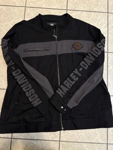 Harley-Davidson Sz 3XL Functional Riding Jacket Zip Embroidered - Picture 1 of 13