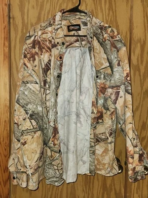OUTFITTERS RIDGE Size 3XL (54/56) Camo Hunting Shirt With Front Buttons - Image 1 of 4