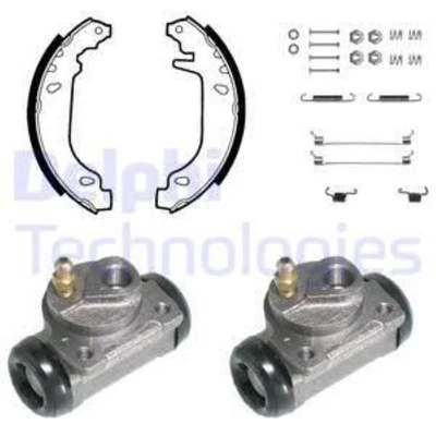 DELPHI Juego De Zapatas De Freno Traseras Para Renault 19 II B/C53_ D53_ 853_ - Imagen 1 de 2