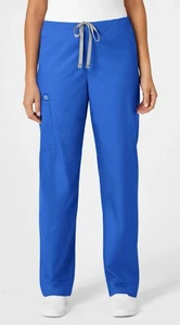 WonderWink Womens Medical Scrubs Wonderflex Faith Pants 5108 6-pockets. L PET - Picture 1 of 7