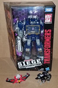 TRANSFORMERS Siege WFC-S25 SOUNDWAVE & WFC-S18 Micromasters LASERBEAK RAVAGE - Picture 1 of 14
