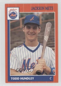 1990 Grand Slam Jackson Mets Todd Hundley #1 Rookie RC