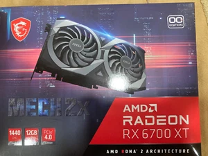 MSI Radeon RX 6700 XT MECH 2X OC 12GB GDDR6 Graphics Card - Picture 1 of 9