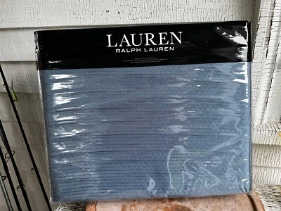 Ralph Lauren Spencer Matelasse King Coverlet Bedspread Blue NEW MSRP $385 - Image 1 of 4