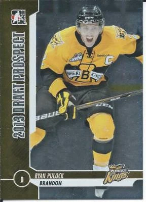 2012-13 2013 ITG In the Game Draft Prospects RYAN PULOCK #37 Brandon Wheat Kings - Image 1 of 2