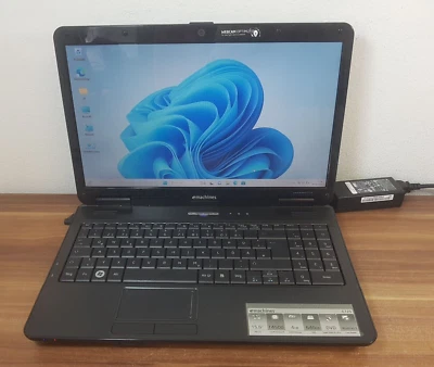 Notebook eMachines E725 Intel T4500 2x2,3GHz 4GB Ram 640GB Wlan Webcam Win11 Pro - Bild 1 von 4
