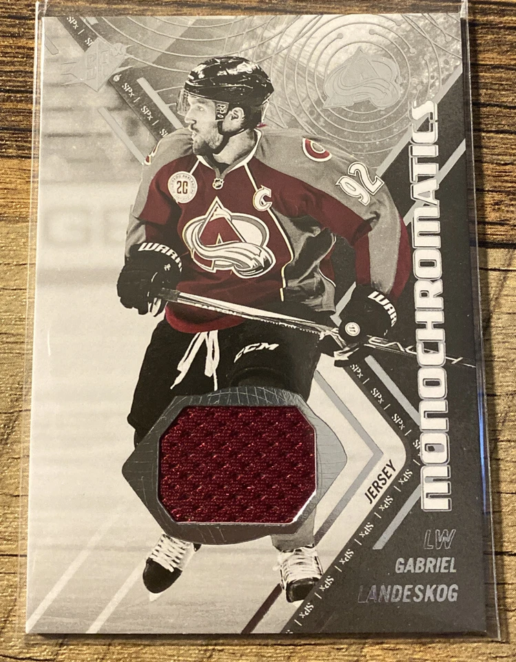 2015-16 SPx Monochromatics #MGL Gabriel Landeskog JERSEY - Image 1 of 2