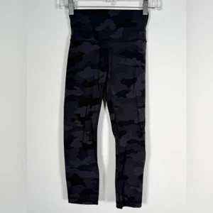 Lululemon Athletica Donna Taglia 2 Wunder Under Crop High Rise Full On Luxtreme - Foto 1 di 4
