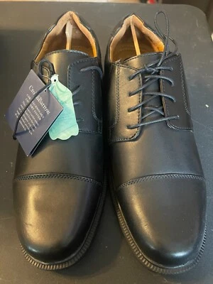 Оксфорды Croft & Barrow Langley на шнуровке черные кожаные мужские размер 11 W - Изображение 1 из 2