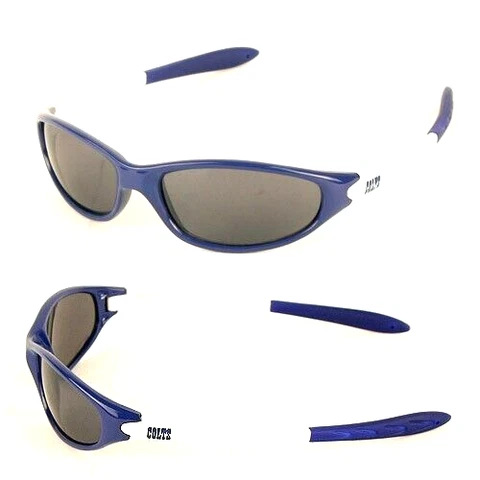INDIANAPOLIS COLTS SUNGLASSES 2 TONE WRAP UV 400 PROTECTION and With Pouch Cover