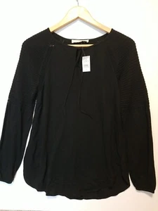 Ann Taylor Loft Women's Black Sweater Small NWT - Picture 1 of 6