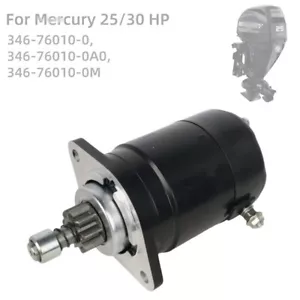 Starter Motor 346-76010-0 34760100 for Tohatsu M25C3 M30A4 M40C Nissan NS25C3 - Picture 1 of 7