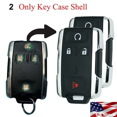 2 for 2014 2015~2020 Chevrolet Silverado 1500 2500 3500 Remote Car Key Fob Shell - Imagem 1 de 4