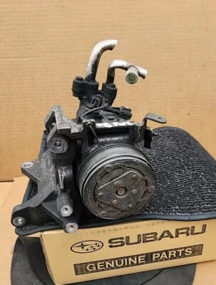 2006-2008 SUBARU FORESTER AIR CONDITIONER A/C COMPRESSOR 2.5  Used🤙 - Image 1 of 3