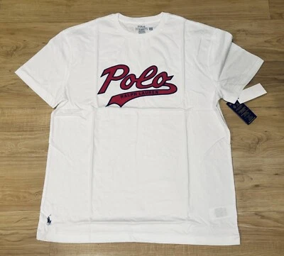 Polo Ralph Lauren Men's Classic Fit Graphic Pony Logo T-Shirt Tee White S-XXL