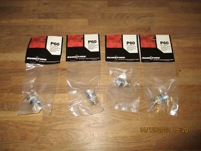 4x Lámpara Drop-in Surefire P60 6V 65 lúmenes NUEVO