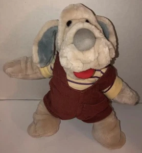 Vintage 80s WRINKLES Dop Puppet Male Ganz Bros 1981 Hand Cream Puppy 17" Long - Picture 1 of 11
