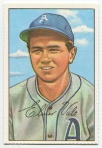 Reimpresión de Dover - 1952 Bowman #206 Elmer Valo Philadelphia Athletics - Imagen 1 de 2