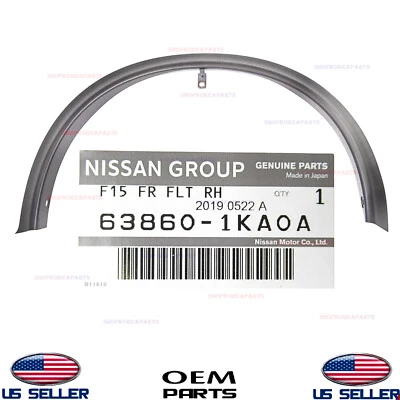 GENUINE Front Fender Wheel Molding Passenger Side OEM NISSAN JUKE F15 2011-2017 - Image 1 of 3