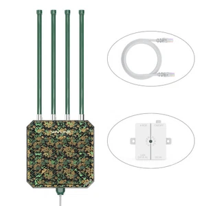 WiFi 6 Router Outdoor Dual Band WiFi Repeater Extender 3000Mbps with PoE Powered - Picture 1 of 9