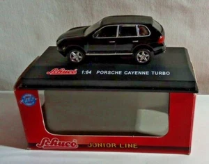 SCHUCO 1:64 SCALE JUNIOR LINE - PORSCHE CAYENNE TURBO - BLACK - 331 5119 - BOXED - Picture 1 of 7