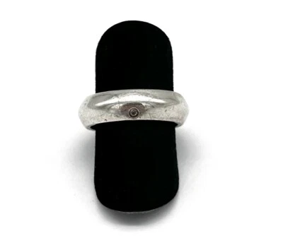 925/- Silberring, simulierter Diamant, Gr. 54, Esprit, Damen, guter Zustand. - Bild 1 von 4