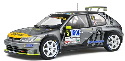 SOLIDO 1:18 AUTO PEUGEOT 306 MAXI #5 DELECOUR RALLY DU MONT BLANC '21  S1808302 - Immagine 1 di 4