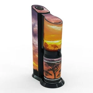 Deko Aufkleber für Sodastream Crystal Design Afrika selbstklebende Folie - Bild 1 von 5