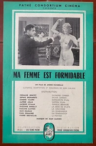 Document publicitaire MA FEMME EST FORMIDABLE Fernand Gravey SOPHIE DESMARETS - Imagen 1 de 2